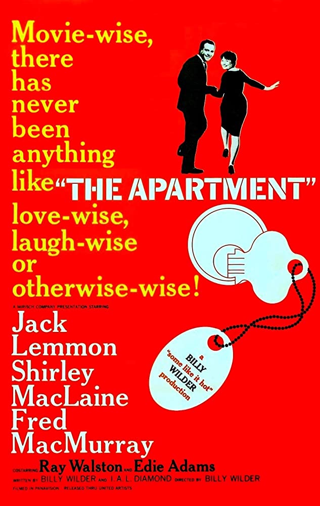 Original movie poster for The Apartment