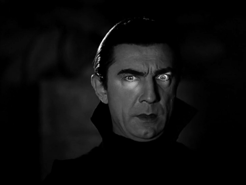 Bella Lugosi in his Dracula costume
