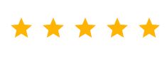 Five out of five stars rating