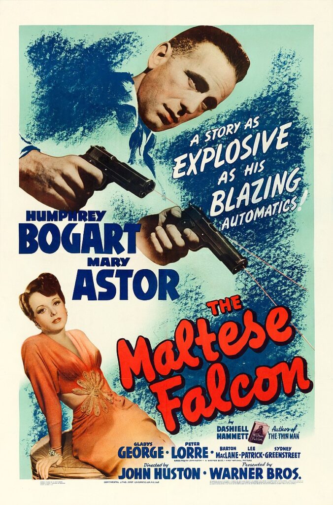Original movie poster for The Maltese Falcon