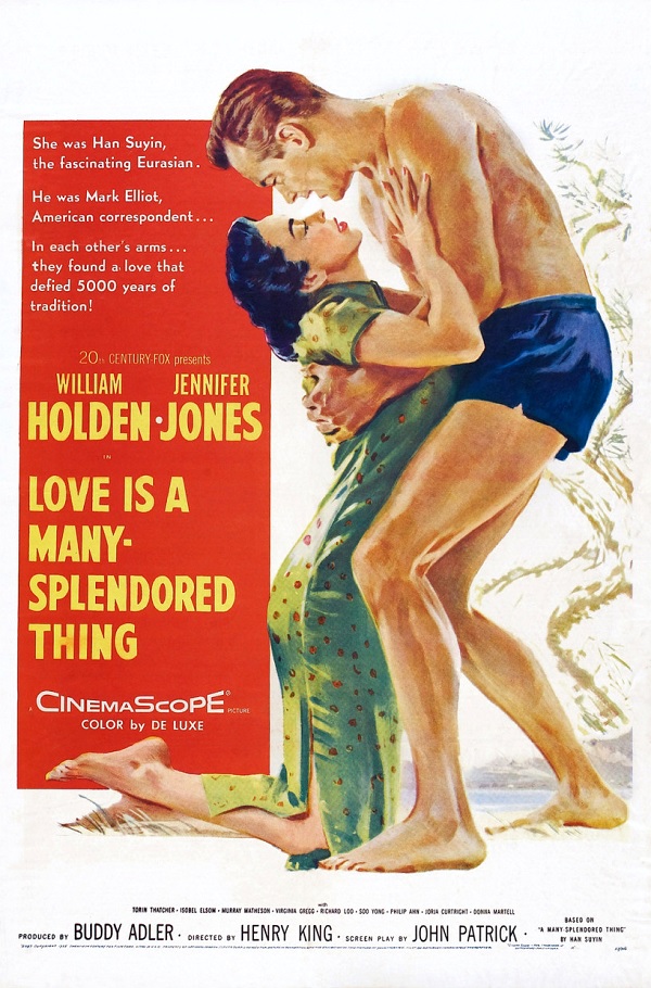 Original movie poster for Love is a Many Splendored Thing