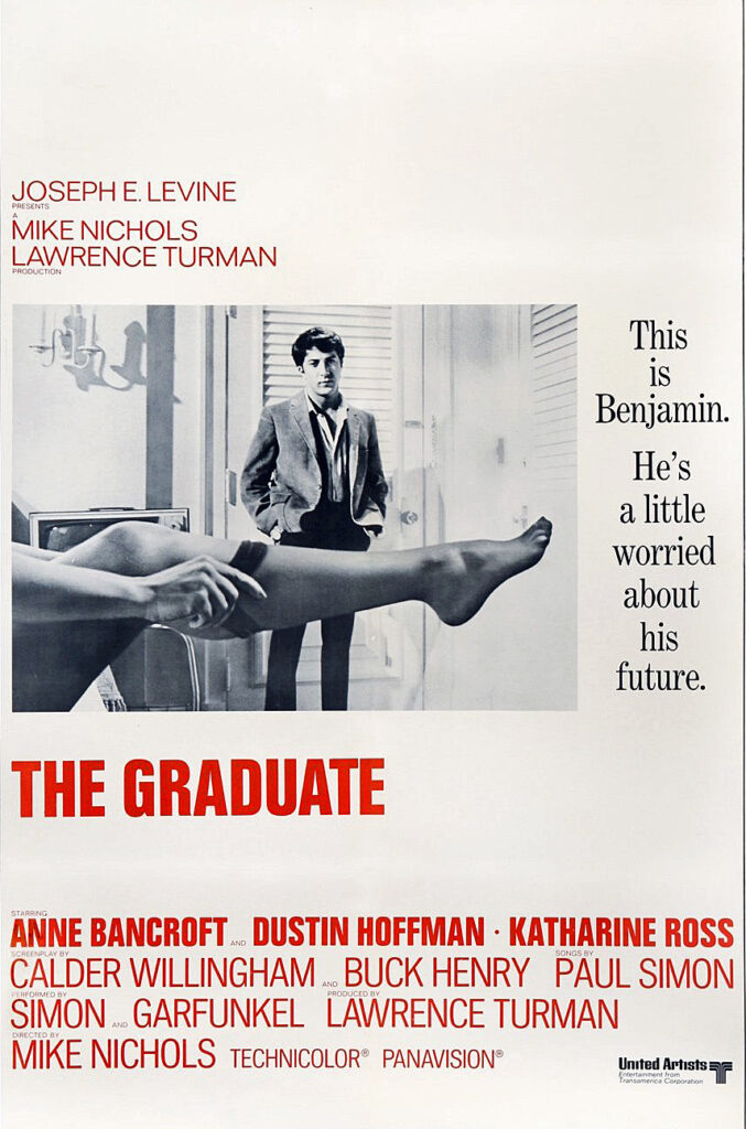 Original movie poster for The Graduate